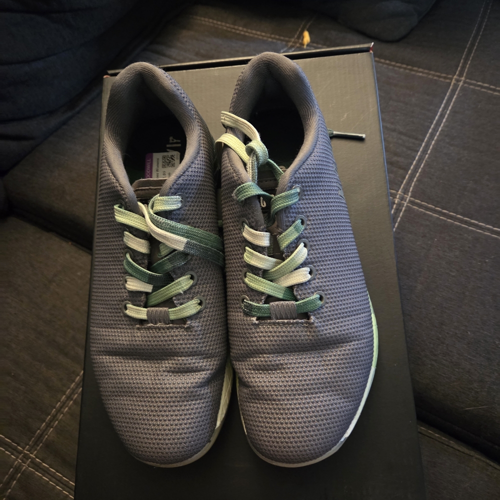 NOBULL Trainers – Lightly Used – Grey/Green – Men’s M7/W8.5